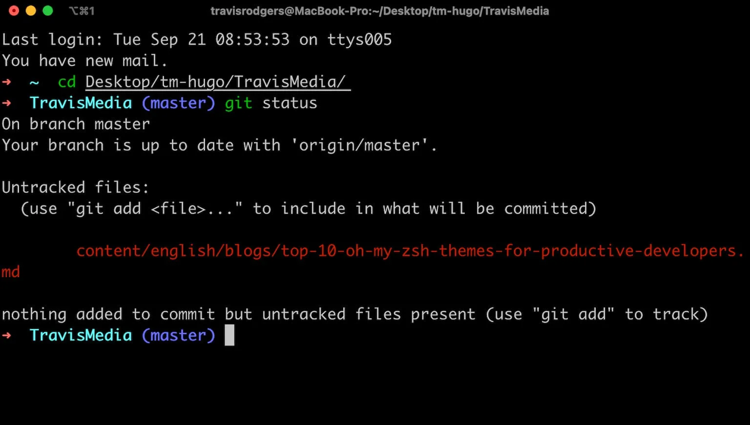 oh my zsh godzilla theme