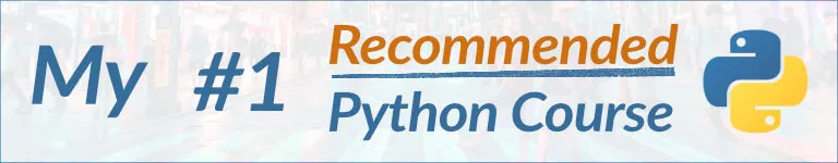 udemy python course recommendation