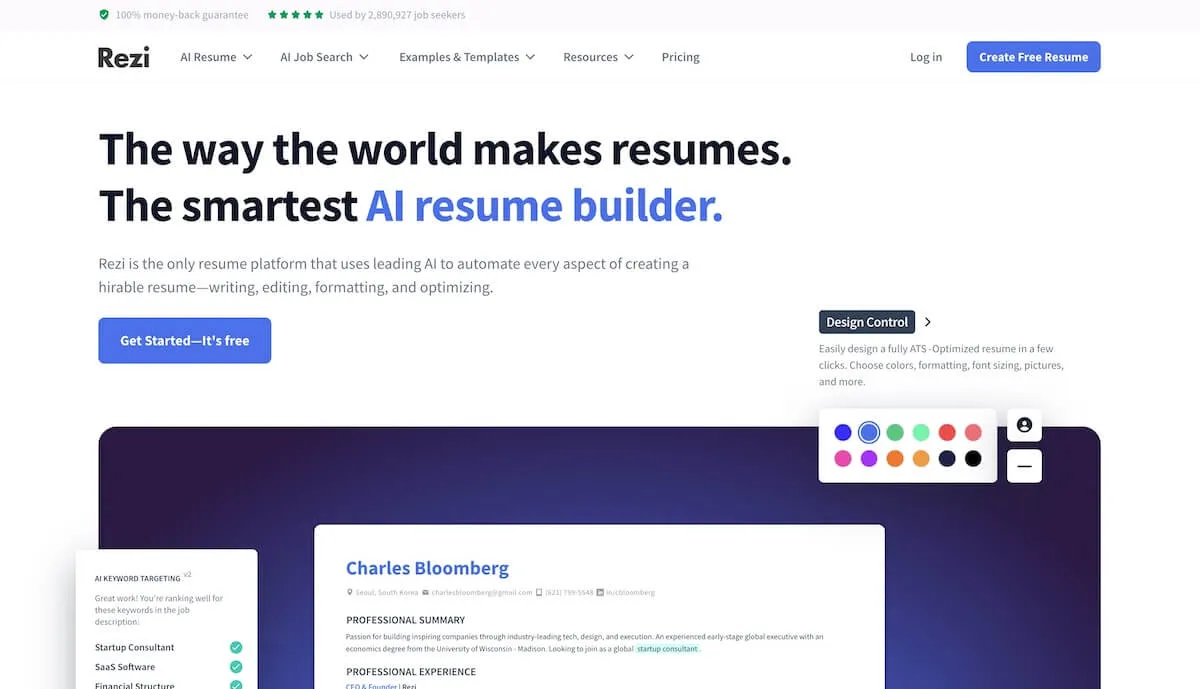 AI Resume Builder screenshot