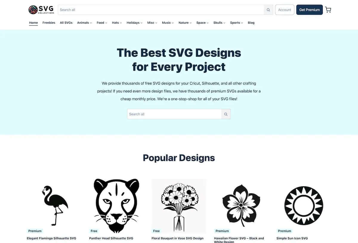 SVG collections app