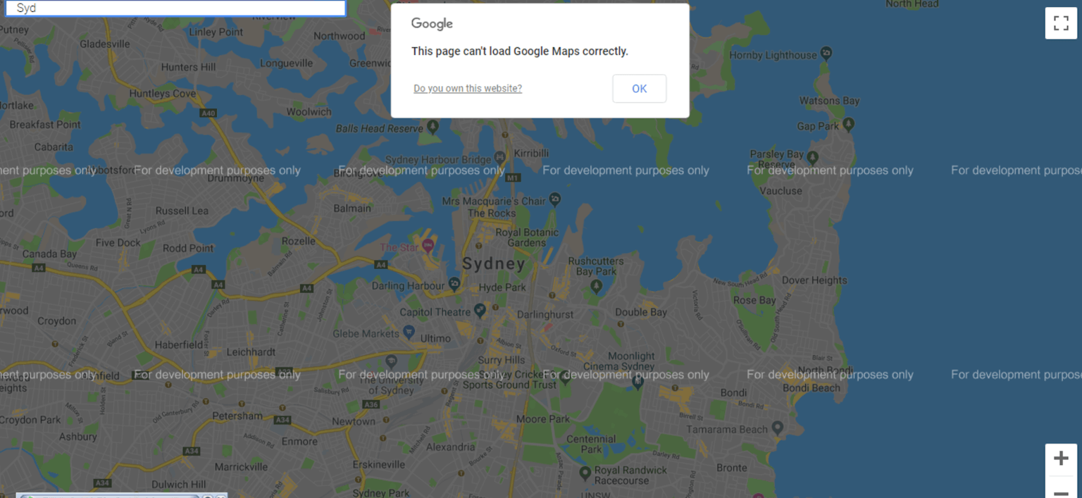 Top alternative for Google Maps API