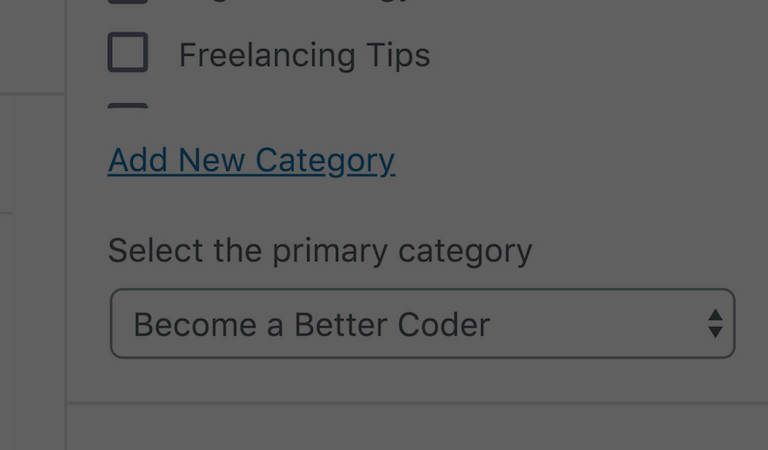 How To Get The Primary Category Of A Post Only - Reusable Function