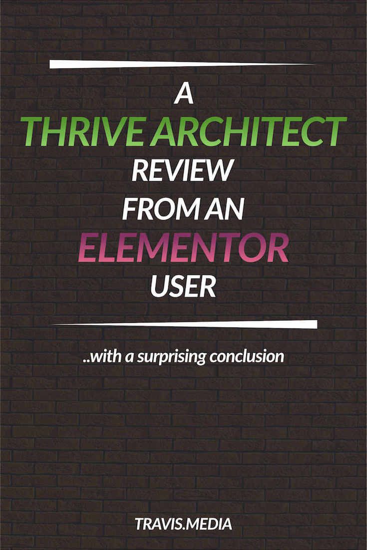 thrive architect review pinterest