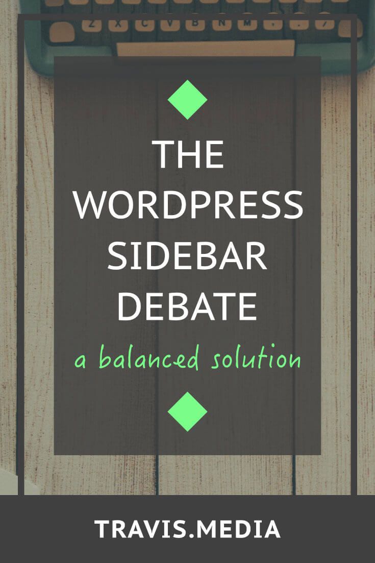 wordpress sidebar debate pinterest