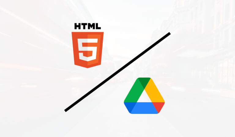 How to embed Google Drive Audio in HTML Audio Tag